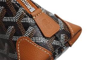 New and unused GOYARD Goyard Pouch Vendome Cosmetic Pouch Brown Silver Hardware Used 4b003702