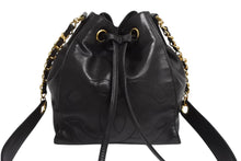 Load image into Gallery viewer, CHANEL シャネル ショルダーバッグ 3番台 ココマーク ラムスキン ブラウン 巾着型 ゴールド金具 イタリア製 美品 中古 4b003791