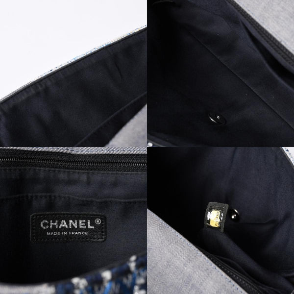 極美品 CHANEL シャネル デカマトラッセ30 Sフラップ Wチェーンショルダーバッグ 21番台 ココマーク パッチワーク ステッチ 中古 4a000390