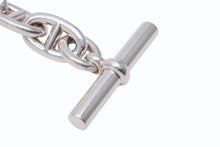 画像をギャラリービューアに読み込む, 新品未使用 HERMES エルメス シェーヌダンクルGM ブレスレット 重量約98.5g Ag925刻印 10リンク シルバ−925 中古 4b004016