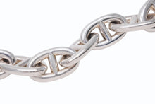 画像をギャラリービューアに読み込む, 新品未使用 HERMES エルメス シェーヌダンクルGM ブレスレット 重量約98.5g Ag925刻印 10リンク シルバ−925 中古 4b004016