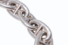 画像をギャラリービューアに読み込む, 新品未使用 HERMES エルメス シェーヌダンクルGM ブレスレット 重量約98.5g Ag925刻印 10リンク シルバ−925 中古 4b004016