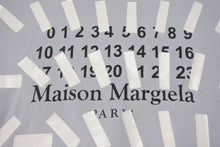 画像をギャラリービューアに読み込む, Maison Martin Margiela メゾンマルタンマルジェラ 半袖Tシャツ カットソー カレンダーロゴ ブルー サイズ48 美品 中古 4b004529