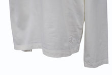 画像をギャラリービューアに読み込む, JIL SANDER PLUS ジルサンダー プラス 長袖Tシャツ 無地 KK PM ZI 0502 コットン ポリウレタン ホワイト サイズL 美品 中古 4b004531
