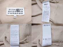 画像をギャラリービューアに読み込む, MAISON MARGIELA メゾンマルジェラ SWEATSHIRT パーカー S25596 イタリア製 コットン ポリエステル ベージュ サイズM 美品 中古 4b004533