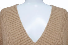 Load image into Gallery viewer, MaisonMargiela メゾンマルジェラ Vネック ベスト S50TH0059 イタリア製 ウール カシミヤ ナイロン ブラウン サイズS 美品 中古 4b004541