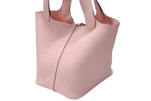 画像をギャラリービューアに読み込む, 新品未使用 HERMES エルメス ピコタンロック PM ハンドバッグ トリヨンクレマンス ローズサクラ シルバー金具 W刻印 中古 4b004678