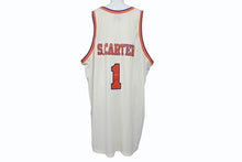 Load image into Gallery viewer, MITCHELL &amp; NESS ミッチェル&amp;ネス ノースリーブ JAY-Z ROC-A-FELLA NY RN#106371 ナイロン ホワイト ブルー オレンジ サイズ54 美品 中古 4b004708