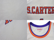 Load image into Gallery viewer, MITCHELL &amp; NESS ミッチェル&amp;ネス ノースリーブ JAY-Z ROC-A-FELLA NY RN#106371 ナイロン ホワイト ブルー オレンジ サイズ54 美品 中古 4b004708