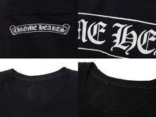 画像をギャラリービューアに読み込む, CHROME HEARTS クロムハーツ ハーフスリーブポケット 半袖Tシャツ スクロールラベル ラージスター サイズS 美品 中古 4b004759