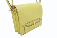 画像をギャラリービューアに読み込む, 新品同様 HERMES エルメス ショルダーバッグ サックロウリスミニ ヴォーガリバー イエロー ゴールド金具 Y刻印 4b004820