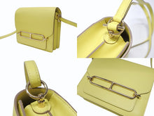 画像をギャラリービューアに読み込む, 新品同様 HERMES エルメス ショルダーバッグ サックロウリスミニ ヴォーガリバー イエロー ゴールド金具 Y刻印 4b004820