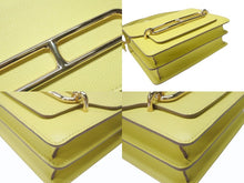 画像をギャラリービューアに読み込む, 新品同様 HERMES エルメス ショルダーバッグ サックロウリスミニ ヴォーガリバー イエロー ゴールド金具 Y刻印 4b004820