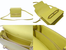 画像をギャラリービューアに読み込む, 新品同様 HERMES エルメス ショルダーバッグ サックロウリスミニ ヴォーガリバー イエロー ゴールド金具 Y刻印 4b004820