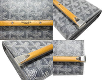 画像をギャラリービューアに読み込む, 新品未使用 GOYARD ゴヤール モンテカルロ ミニケース ミニバッグ ゴヤールディンキャンバス ヴォーゼルカーフスキン グレー 中古 4b004898