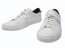 画像をギャラリービューアに読み込む, Givenchy ジバンシー アーバンストリート レザー ロートップスニーカー レザー ホワイト ブラック サイズ45 美品 中古 4B004914