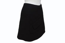 画像をギャラリービューアに読み込む, 極美品 Christian Dior クリスチャンディオール ラップスカート 7C21330A1106 サイズ34 ブラック ウール 中古 4b005233