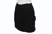 画像をギャラリービューアに読み込む, 極美品 Christian Dior クリスチャンディオール ラップスカート 7C21330A1106 サイズ34 ブラック ウール 中古 4b005233