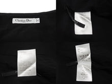 画像をギャラリービューアに読み込む, 極美品 Christian Dior クリスチャンディオール ラップスカート 7C21330A1106 サイズ34 ブラック ウール 中古 4b005233