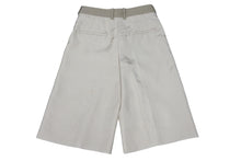 Load image into Gallery viewer, JIL SANDER ジルサンダー ショーツ ショートパンツ J03KA0230 サイズ32 切り替えデザイン ベージュ ウール レーヨン 美品 中古 4b005750