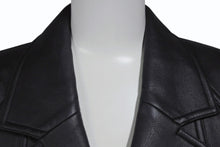 Load image into Gallery viewer, Christian Dior クリスチャンディオール レザージャケット レザーコート ブラック ラムスキン 美品 中古 4b005833