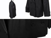 Load image into Gallery viewer, Christian Dior クリスチャンディオール レザージャケット レザーコート ブラック ラムスキン 美品 中古 4b005833