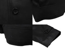 Load image into Gallery viewer, Christian Dior クリスチャンディオール レザージャケット レザーコート ブラック ラムスキン 美品 中古 4b005833