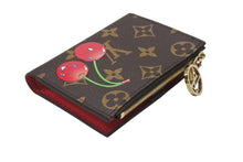 画像をギャラリービューアに読み込む, 新品未使用 LOUIS VUITTON ルイヴィトン モノグラム ポルトフォイユ リサ 新作 二つ折り財布 M13420 村上隆 ブラウン 中古 4b006148