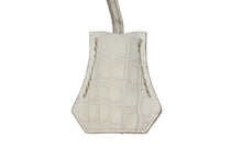 画像をギャラリービューアに読み込む, 未使用品 HERMES エルメス クロシェット カデナ キー セット ニロティカス ヒマラヤ シルバー金具 中古 4b006284