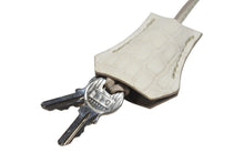 画像をギャラリービューアに読み込む, 未使用品 HERMES エルメス クロシェット カデナ キー セット ニロティカス ヒマラヤ シルバー金具 中古 4b006284