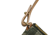 Load image into Gallery viewer, 新品同様 Christian Dior クリスチャンディオール トロッター サドルポーチ ワンショルダー グリーン MC 0071 中古 4b006511