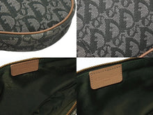 Load image into Gallery viewer, 新品同様 Christian Dior クリスチャンディオール トロッター サドルポーチ ワンショルダー グリーン MC 0071 中古 4b006511