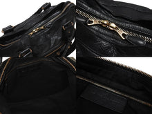 画像をギャラリービューアに読み込む, 極美品 BALENCIAGA バレンシアガ ザ ジャイアント シティ 2WAYハンドバッグ ショルダーバッグ ブラック ローズゴールド金具 中古 4b006828
