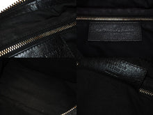 画像をギャラリービューアに読み込む, 極美品 BALENCIAGA バレンシアガ ザ ジャイアント シティ 2WAYハンドバッグ ショルダーバッグ ブラック ローズゴールド金具 中古 4b006828