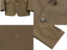 画像をギャラリービューアに読み込む, Dior ディオール テーラード ジャケット オールド ベージュ オールド ウール キュプラ サイズ L 良品 中古 4b010143