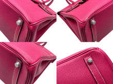 Load image into Gallery viewer, HERMES エルメス バーキン30 キャンディ ローズティリアン □O刻印 ヴォーエプソン シルバー金具 ハンドバッグ 美品 中古 4b011472