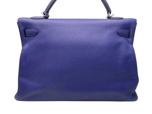 新品同様 HERMES エルメス ケリー 40 ハンドバッグ 2WAY アイリス トゴ シルバー金具 ◻︎N刻印 中古4b011574