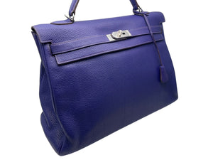 新品同様 HERMES エルメス ケリー 40 ハンドバッグ 2WAY アイリス トゴ シルバー金具 ◻︎N刻印 中古4b011574
