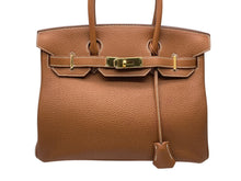 Load image into Gallery viewer, 極美品 HERMES エルメス バーキン30 ハンドバッグ トゴ ゴールド ゴールド金具 D刻印 中古 4b011605