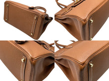 Load image into Gallery viewer, 極美品 HERMES エルメス バーキン30 ハンドバッグ トゴ ゴールド ゴールド金具 D刻印 中古 4b011605