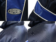 Load image into Gallery viewer, SUPREME シュプリーム Stripe puffer jacket ストライプ パファージャケット サイズL 23SS ナイロン プリマロフト 中綿 美品 中古 4c057719