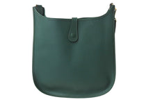 Load image into Gallery viewer, 極美品 HERMES エルメス エブリン1GM ショルダーバッグ グリーン □A刻印 トリヨンクレマンス 斜め掛け Hロゴ 中古 4c070217
