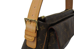 極美品 LOUISVUITTON ルイヴィトン ヴィバシテGM ワンショルダーバッグ M51163 モノグラム PVC レザー ゴールド金具 中古 4c070540