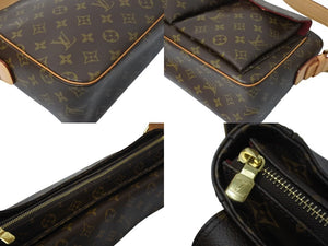 極美品 LOUISVUITTON ルイヴィトン ヴィバシテGM ワンショルダーバッグ M51163 モノグラム PVC レザー ゴールド金具 中古 4c070540