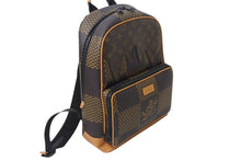 Load image into Gallery viewer, 極美品 LOUIS VUITTON ルイヴィトン キャンパス バックパック N40380 モノグラム ダミエ ジャイアント LVスクエアード 中古 4c071182