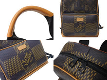 Load image into Gallery viewer, 極美品 LOUIS VUITTON ルイヴィトン キャンパス バックパック N40380 モノグラム ダミエ ジャイアント LVスクエアード 中古 4c071182