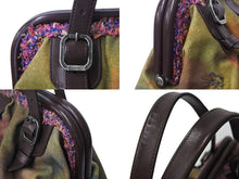 画像をギャラリービューアに読み込む, 極美品 CHANEL シャネル エンブロイダリー ハンドバッグ A92791 21番台 ココマーク グラフィティ がま口 カーキ 中古 4c071184