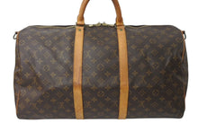 画像をギャラリービューアに読み込む, LOUIS VUITTON ルイヴィトン キーポル50 ボストンバック M41426 VI1910 モノグラム キャンパス ブラウン美品 中古 4c071228