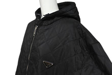 画像をギャラリービューアに読み込む, 極美品 PRADA プラダ キルティングジャケット SGH053 サイズ54 トライアングルロゴ 三角ロゴプレート ナイロン 中古 4c071525