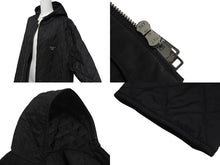 画像をギャラリービューアに読み込む, 極美品 PRADA プラダ キルティングジャケット SGH053 サイズ54 トライアングルロゴ 三角ロゴプレート ナイロン 中古 4c071525